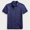 Polos de malla entallados Ralph Lauren para hombre en color azul marino Polos de malla entallados Ralph Lauren para hombre en color azul marino