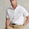 Polos de malla icónicos de Ralph Lauren para hombre en blanco Polos de malla icónicos de Ralph Lauren para hombre en blanco