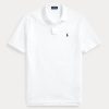 Polos de malla icónicos de Ralph Lauren para hombre en blanco Polos de malla icónicos de Ralph Lauren para hombre en blanco
