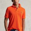 Polos de malla icónicos de Ralph Lauren para hombre en color naranja Polos de malla icónicos de Ralph Lauren para hombre en color naranja