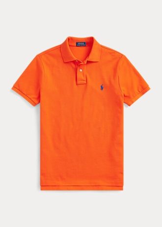 Polos de malla icónicos de Ralph Lauren para hombre en color naranja