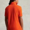 Polos de malla icónicos de Ralph Lauren para hombre en color naranja Polos de malla icónicos de Ralph Lauren para hombre en color naranja