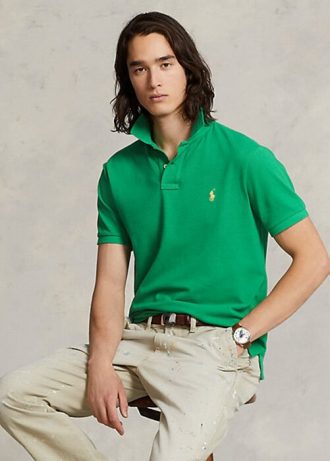 Polos de malla icónicos de Ralph Lauren para hombre en color verde