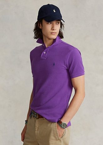 Polos de malla icónicos de Ralph Lauren para hombre en morado