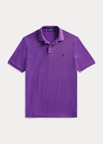 Polos de malla icónicos de Ralph Lauren para hombre en morado