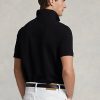 Polos de malla icónicos de Ralph Lauren para hombre en negro
