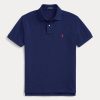 Polos de malla icónicos Ralph Lauren para hombre en azul marino Polos de malla icónicos Ralph Lauren para hombre en azul marino