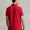 Polos de malla Ralph Lauren Big Pony rojos para hombre Polos de malla Ralph Lauren Big Pony rojos para hombre