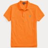 Polos de malla Ralph Lauren Classic Fit para mujer en color naranja Polos de malla Ralph Lauren Classic Fit para mujer en color naranja