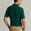 Polos de malla Ralph Lauren personalizados de corte entallado para hombre, color verde