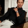 Polos de piqué negros de Ralph Lauren personalizados y ajustados para hombre