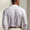 Polos de piqué Ralph Lauren blancos de corte entallado para hombre