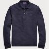 Polos de piqué Ralph Lauren de corte entallado para hombre, color azul marino