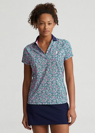 Polos de punto de corte entallado Ralph Lauren para mujer con flores