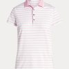 Polos de punto entallados Ralph Lauren para mujer en color rosa