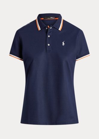 Polos de punto Ralph Lauren de corte entallado para mujer en azul marino