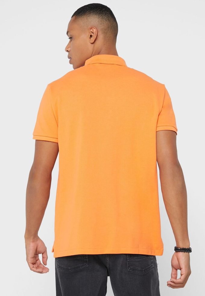Polos esenciales Ralph Lauren naranjas para hombre Polos esenciales Ralph Lauren naranjas para hombre