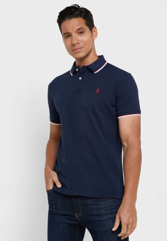 Polos esenciales Ralph Lauren para hombre en azul marino