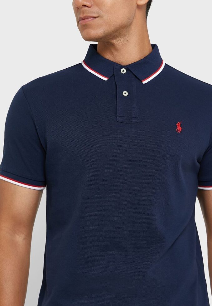 Polos esenciales Ralph Lauren para hombre en azul marino Polos esenciales Ralph Lauren para hombre en azul marino