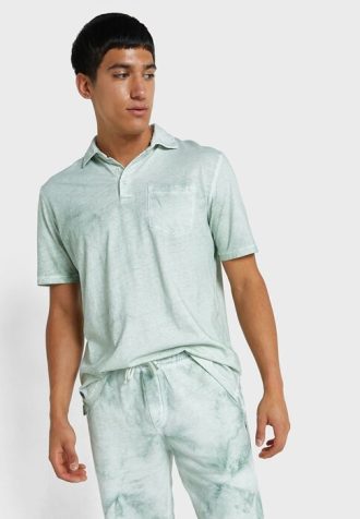 Polos estampados Ralph Lauren verdes para hombre