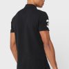 Polos negros con el logotipo de Ralph Lauren para hombre
