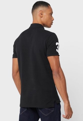 Polos negros con el logotipo de Ralph Lauren para hombre