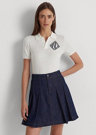 Polos Ralph Lauren blancos para mujer