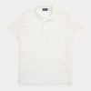 Polos Ralph Lauren con encaje geométrico para mujer en color crema