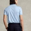 Polos Ralph Lauren de algodón suave, ajustados y personalizados, para hombre, en azul