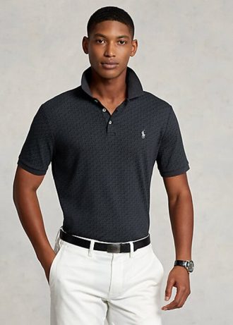 Polos Ralph Lauren de algodón suave de corte clásico para hombre, color negro Polos Ralph Lauren de algodón suave de corte clásico para hombre, color negro