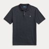 Polos Ralph Lauren de algodón suave de corte clásico para hombre, color negro Polos Ralph Lauren de algodón suave de corte clásico para hombre, color negro