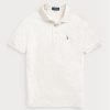 Polos Ralph Lauren de algodón suave, entallados y personalizados, color beige para hombre