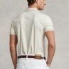 Polos Ralph Lauren de algodón suave, entallados y personalizados, color beige para hombre