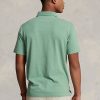 Polos Ralph Lauren de algodón y lino de corte clásico para hombre, color verde