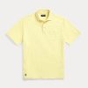 Polos Ralph Lauren de algodón y lino de corte clásico para hombre en amarillo