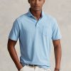 Polos Ralph Lauren de algodón y lino de corte clásico para hombre en azul