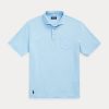 Polos Ralph Lauren de algodón y lino de corte clásico para hombre en azul