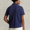 Polos Ralph Lauren de corte clásico con bolsillo de malla para hombre en azul marino