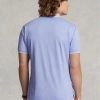 Polos Ralph Lauren de corte entallado con diseño de ojo de pájaro en azul para hombre Polos Ralph Lauren de corte entallado con diseño de ojo de pájaro en azul para hombre