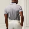 Polos Ralph Lauren de corte entallado con diseño de oso en gris para hombre Polos Ralph Lauren de corte entallado con diseño de oso en gris para hombre