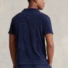 Polos Ralph Lauren de felpa entallados y personalizados para hombre en color azul marino Polos Ralph Lauren de felpa entallados y personalizados para hombre en color azul marino