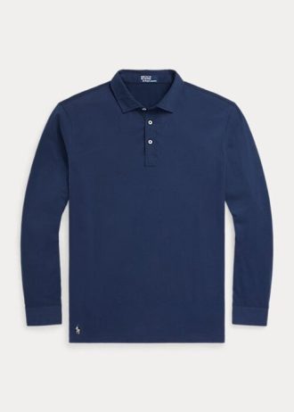 Polos Ralph Lauren de jersey azul marino para hombre