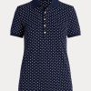 Polos Ralph Lauren De Piqué Con Lunares Azul Marino Para Mujer Polos Ralph Lauren De Piqué Con Lunares Azul Marino Para Mujer