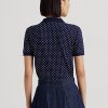 Polos Ralph Lauren De Piqué Con Lunares Azul Marino Para Mujer Polos Ralph Lauren De Piqué Con Lunares Azul Marino Para Mujer