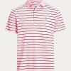 Polos Ralph Lauren de rendimiento de corte clásico en color rosa para hombre Polos Ralph Lauren de rendimiento de corte clásico en color rosa para hombre