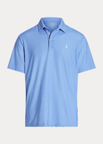 Polos Ralph Lauren de rendimiento de corte clásico para hombre en azul