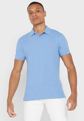 Polos Ralph Lauren Essential azules para hombre