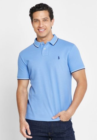 Polos Ralph Lauren Essential azules para hombre