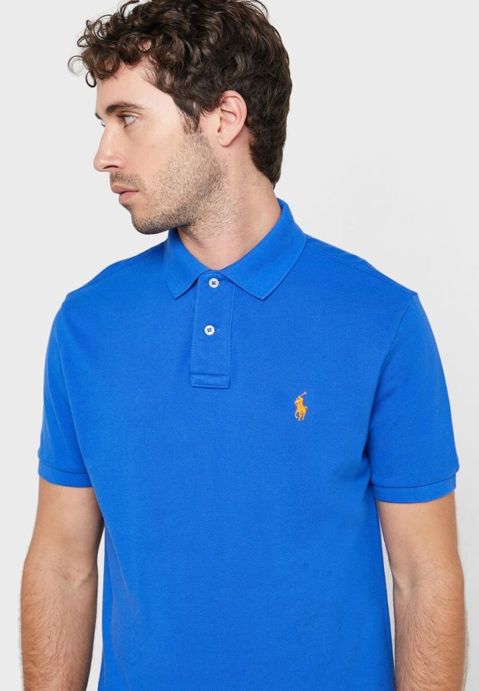 Polos Ralph Lauren Essential azules para hombre Polos Ralph Lauren Essential azules para hombre