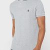 Polos Ralph Lauren Essential grises para hombre Polos Ralph Lauren Essential grises para hombre